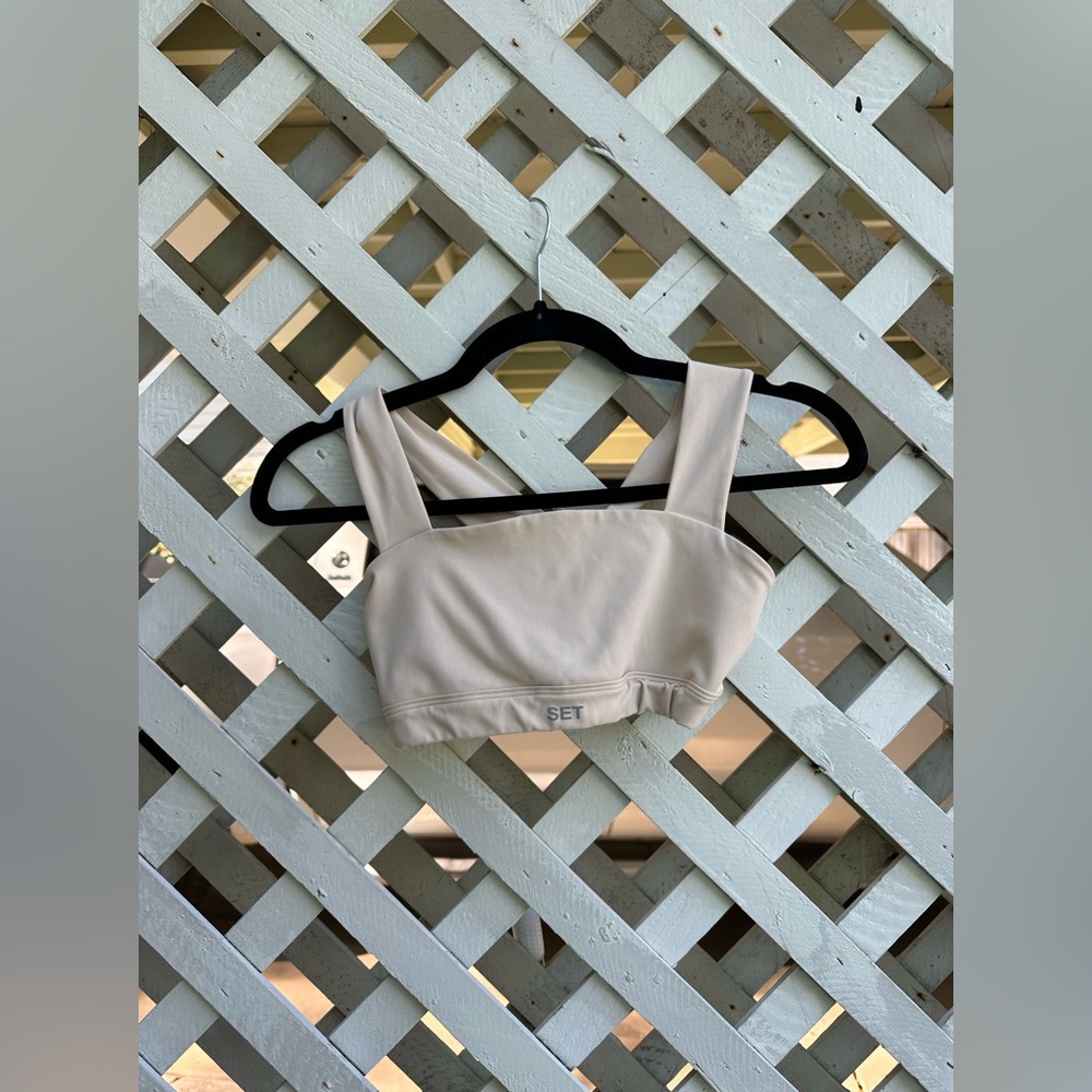 SET Active Cream Sports Bra
